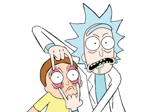 Rick Und Morty Zeichnung Zwei Person Tvcomic Zeichnungen